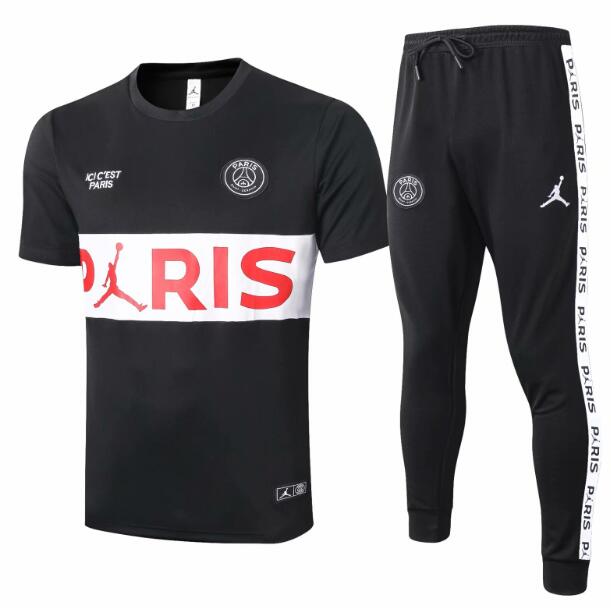 Paris PSG Black Short Training Kit 2020/21