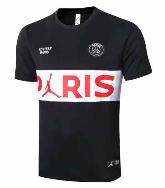 PSG Paris Black Short Training Shirt 2020/21