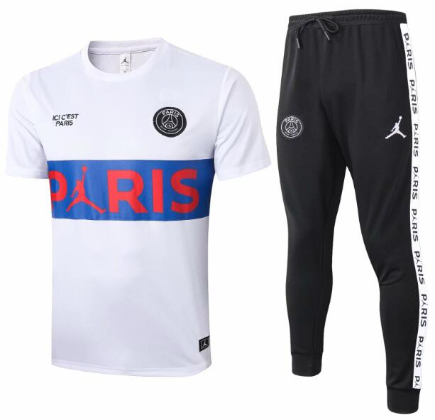 Paris PSG White Short Training Kit 2020/21