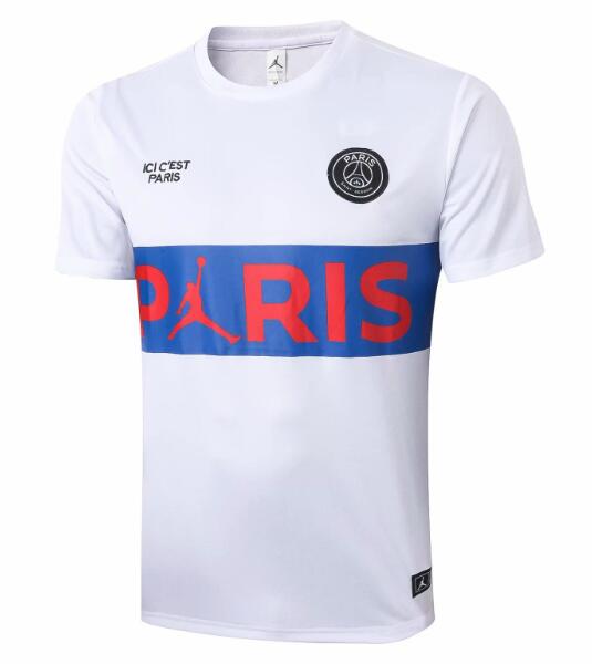 PSG Paris White Short Training Shirt 2020/21