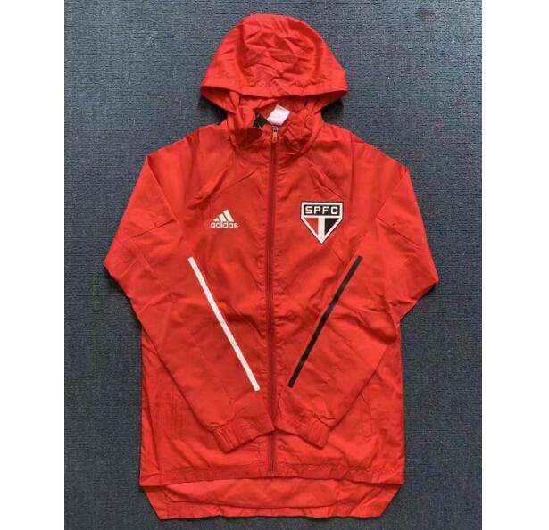 Sao Paulo Red Windbreaker Jacket 2020/21