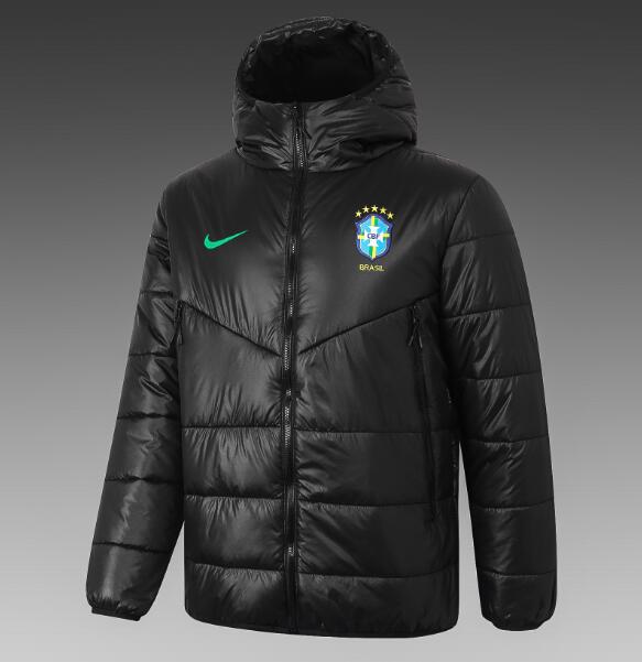 2020 Brazil Black Cotton Warn Coat