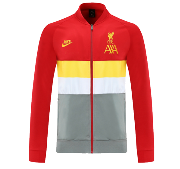 2021/22 Liverpool Red Grey Training Jacket