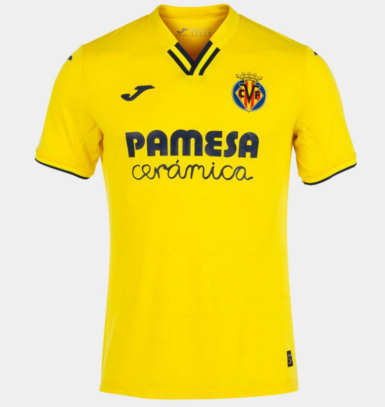 2021/22 Villarreal Home Yellow Soccer Jersey Shirt