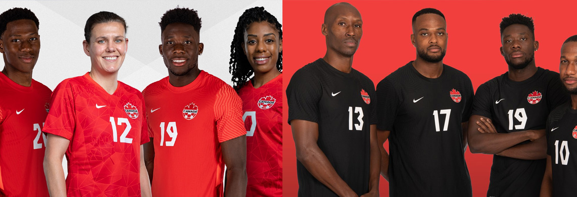 Canada 2021 National Soccer Team Kits